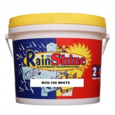 Rain or Shine ROS-100 White Elastomeric Waterproofing Paint